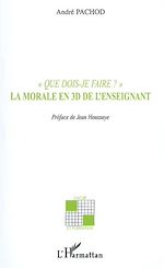 Download this eBook "Que dois-je faire ?"