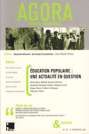 Téléchargez le livre :  Education populaire : une actualité en question