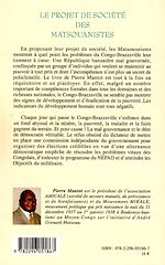 Télécharger le livre :  Le projet de société des Matsouanistes