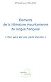Télécharger le livre :  Eléments de la littérature mauritanienne de langue française