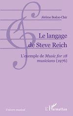 Télécharger le livre :  Le langage de Steve Reich