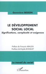 Télécharger le livre :  Le développement social local