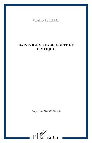 Téléchargez le livre :  Saint-John Perse, poète et critique