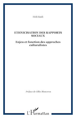Téléchargez le livre :  Ethnicisation des rapports sociaux