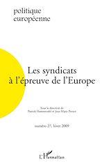 Télécharger le livre :  Les syndicats à l'épreuve de l'Europe