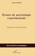 Télécharger le livre :  Etudes de psychologie expérimentale