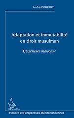 Télécharger le livre :  Adaptation et immutabilité en droit musulman