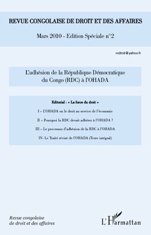 Téléchargez le livre :  L'adhésion de la République démocratique du Congo (RDC) à l'OHADA