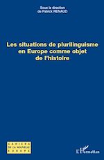 Télécharger le livre :  Les situations de plurilinguisme en Europe comme objet de l'histoire