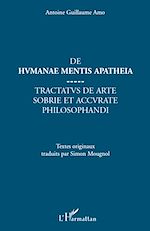 Télécharger le livre :  De Humanae mentis apatheia