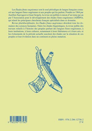 Téléchargez le livre :  Etudes Finno-Ougriennes