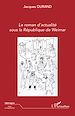 Télécharger le livre :  Le roman d'actualité sous la République de Weimar