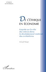 Télécharger le livre :  De l'éthique en économie