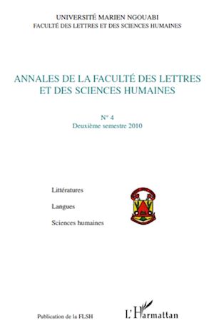 Téléchargez le livre :  Annales de la Faculté des Lettres et des Sciences Humaines, n°4 - Deuxième semestre 2010