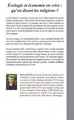 Télécharger le livre :  Ecologie et économie en crise : qu'en disent les religions ?