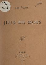 Télécharger le livre :  Jeux de mots