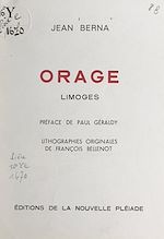 Télécharger le livre :  Orage