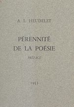 Télécharger le livre :  Pérennité de la poésie