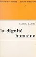 Télécharger le livre :  La dignité humaine et ses assises existentielles