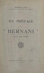 Télécharger le livre :  En préface à Hernani