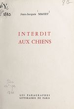 Télécharger le livre :  Interdit aux chiens