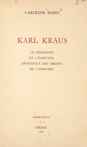 Download the eBook: Karl Kraus