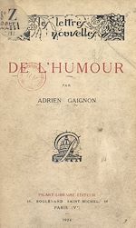 Télécharger le livre :  De l'humour