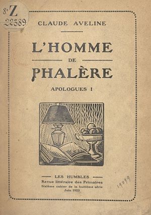 Téléchargez le livre :  L'homme de Phalère