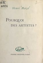 Télécharger le livre :  Pourquoi des artistes ?