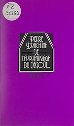 Télécharger le livre :  De l'apprentissage du dégoût...