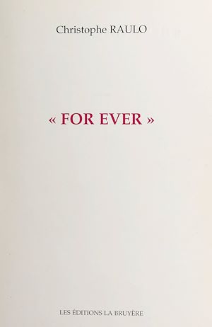 Téléchargez le livre :  For ever