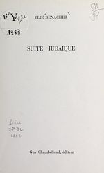 Télécharger le livre :  Suite judaïque
