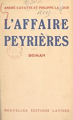 Download this eBook L'affaire Peyrières