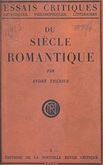 Télécharger le livre :  Du siècle romantique