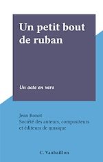 Télécharger le livre :  Un petit bout de ruban