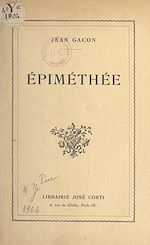 Télécharger le livre :  Épiméthée