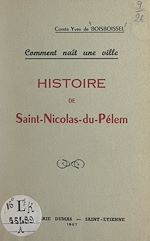 Télécharger le livre :  Comment naît une ville, histoire de Saint-Nicolas-du-Pélem