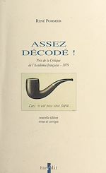 Télécharger le livre :  Assez décodé !