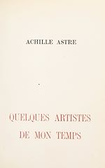 Télécharger le livre :  Quelques artistes de mon temps