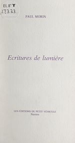 Télécharger le livre :  Écritures de lumière
