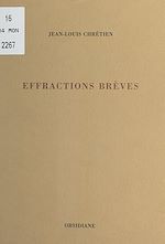 Télécharger le livre :  Effractions brèves