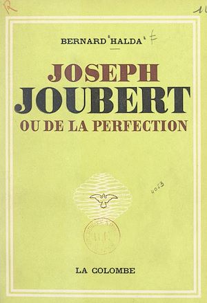 Téléchargez le livre :  Joseph Joubert