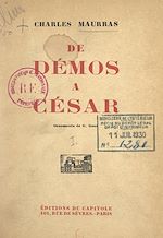 Télécharger le livre :  De Démos à César (1)