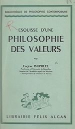 Télécharger le livre :  Esquisse d'une philosophie des valeurs