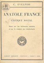Télécharger le livre :  Anatole France, critique social