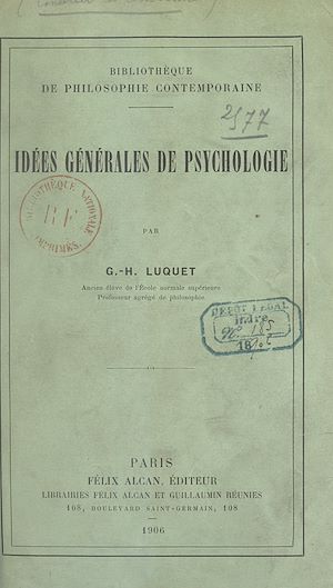 Téléchargez le livre :  Idées générales de psychologie