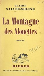 Télécharger le livre :  La montagne des alouettes