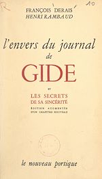 Télécharger le livre :  L'envers du "Journal" de Gide, Tunis 1942-1943