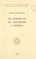 Télécharger le livre :  De Herder et de Nietzsche à Mistral