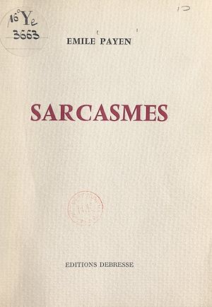 Téléchargez le livre :  Sarcasmes